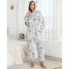 Girls Home Clothes Pajamas Black Adult Onesie Home Clothes Woman - Image 14