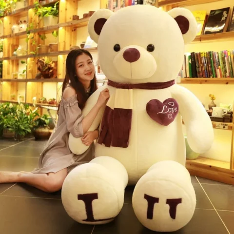 Huge Big Bear Human Size Bear Stuffed Animal Plush Toys for Valentines Day