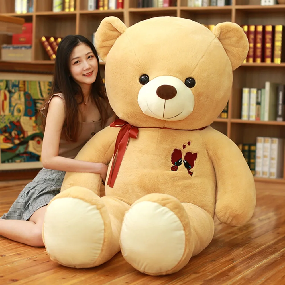 60-100CM Large Bear Plush Toy Lovely Giant Bear Huge Stuffed Soft Animal Dolls Toy Birthday Gift For Girlfriend Lover - Image 6