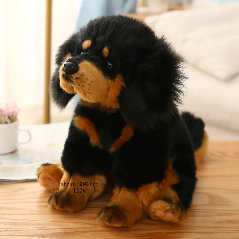INS Like Real Prone Simulation Cat Dog Plush Doll Stuffed Pure Colors Bedroom Decor Kitten Toy Pets Animal Kids Christmas Gift - Image 13