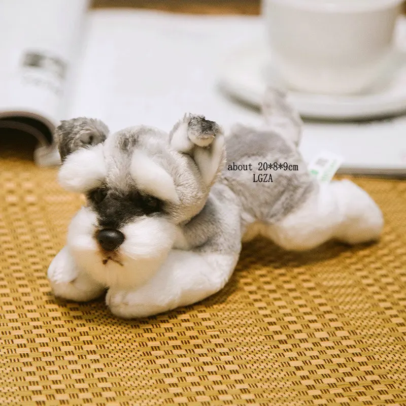 INS Like Real Prone Simulation Cat Dog Plush Doll Stuffed Pure Colors Bedroom Decor Kitten Toy Pets Animal Kids Christmas Gift - Image 21