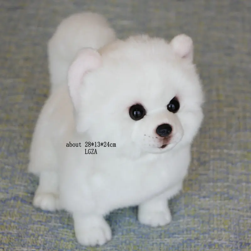 INS Like Real Prone Simulation Cat Dog Plush Doll Stuffed Pure Colors Bedroom Decor Kitten Toy Pets Animal Kids Christmas Gift - Image 30