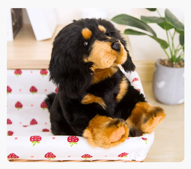 simulation Tibetan Mastiff plush toy about 35x26cm soft dog doll kids toy Christmas gift w2883 - Image 2
