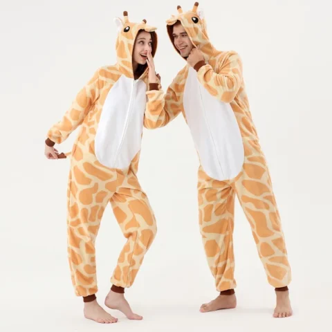 Free Shipping Sleepwear Women's Cartoon Deer Character Kigurumi Cosplay Fantasy Costume