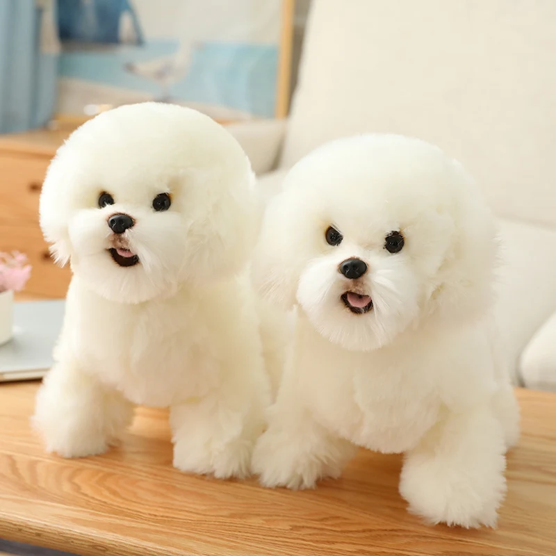 9 Kinds Dog Simulation Bichon Frise Plush Dog Toy Super Cute Likelife Corgi Dog Doll Stuffed Animal Maltese Dog Puppy Pets Toys - Image 6
