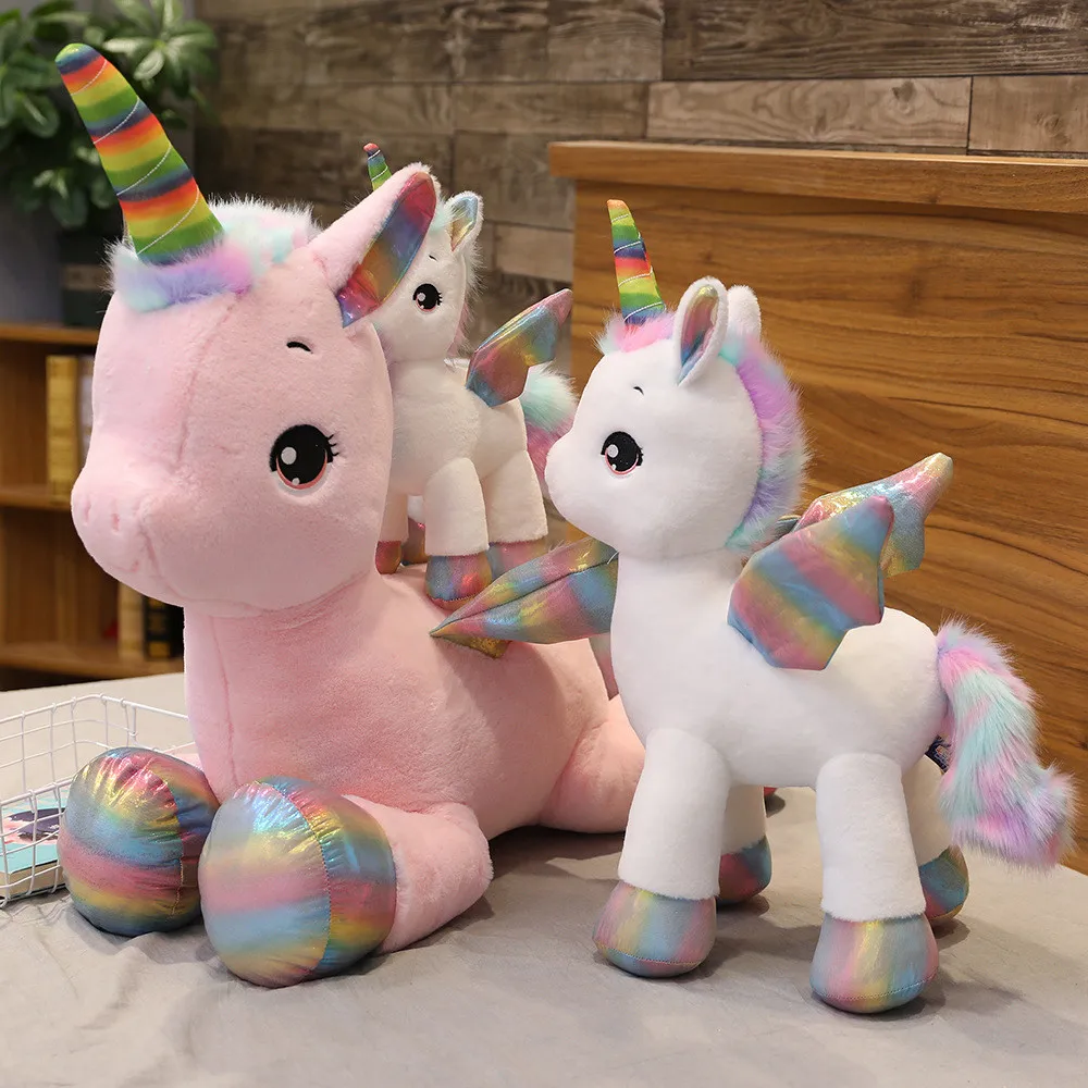 Giant Size Unicorn Plush Toy Soft Stuffed Cartoon Doll Animal Horse - Birthday Gift Adults - Image 4