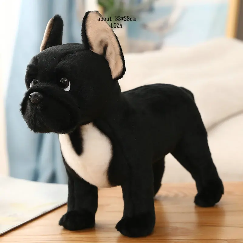 INS Like Real Prone Simulation Cat Dog Plush Doll Stuffed Pure Colors Bedroom Decor Kitten Toy Pets Animal Kids Christmas Gift - Image 8