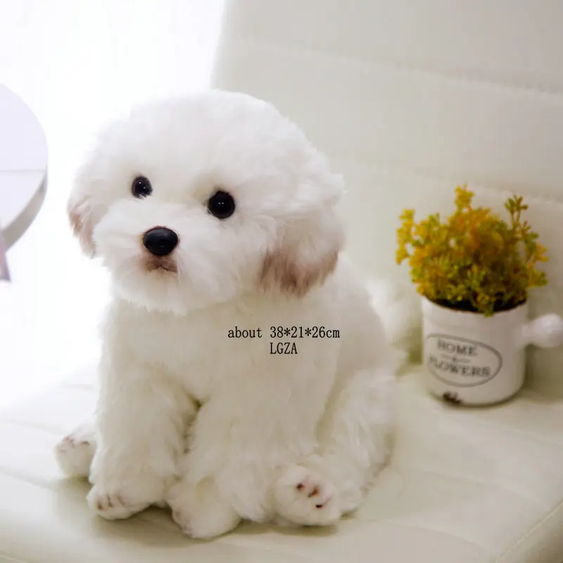 INS Like Real Prone Simulation Cat Dog Plush Doll Stuffed Pure Colors Bedroom Decor Kitten Toy Pets Animal Kids Christmas Gift - Image 22