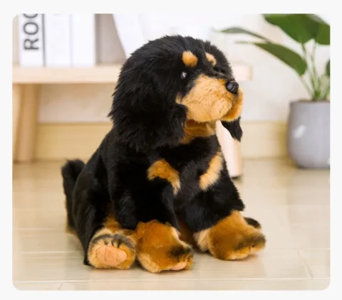 simulation Tibetan Mastiff plush toy about 35x26cm soft dog doll kids toy Christmas gift w2883