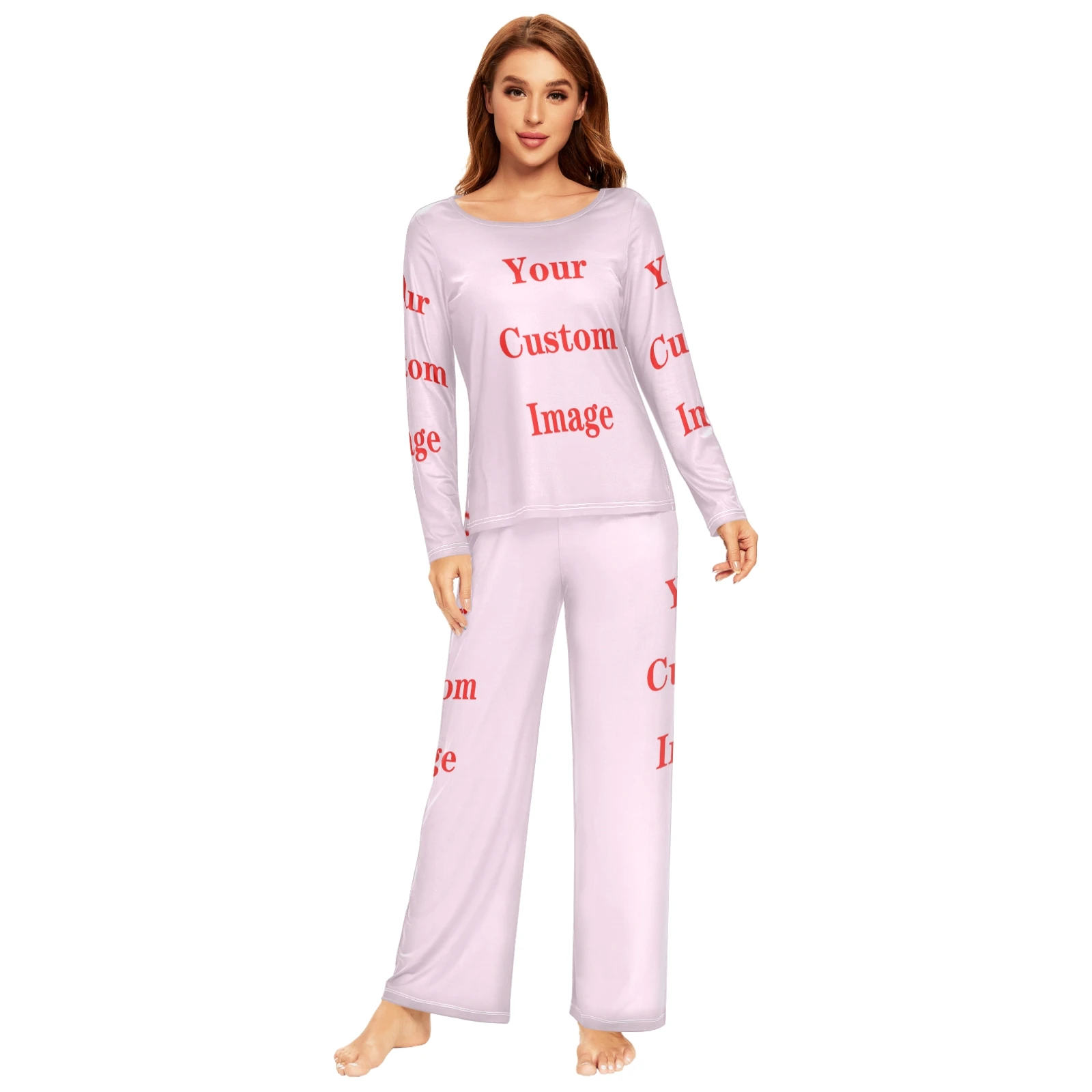 Spring&Autumn Sleepwear Women's 2 Pieces Pajamas Set Sexy Leopard Homewear Lounge Clothes Warm Pyjama Pijama Femme - Image 14