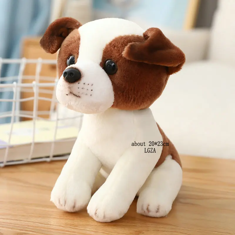 INS Like Real Prone Simulation Cat Dog Plush Doll Stuffed Pure Colors Bedroom Decor Kitten Toy Pets Animal Kids Christmas Gift - Image 15