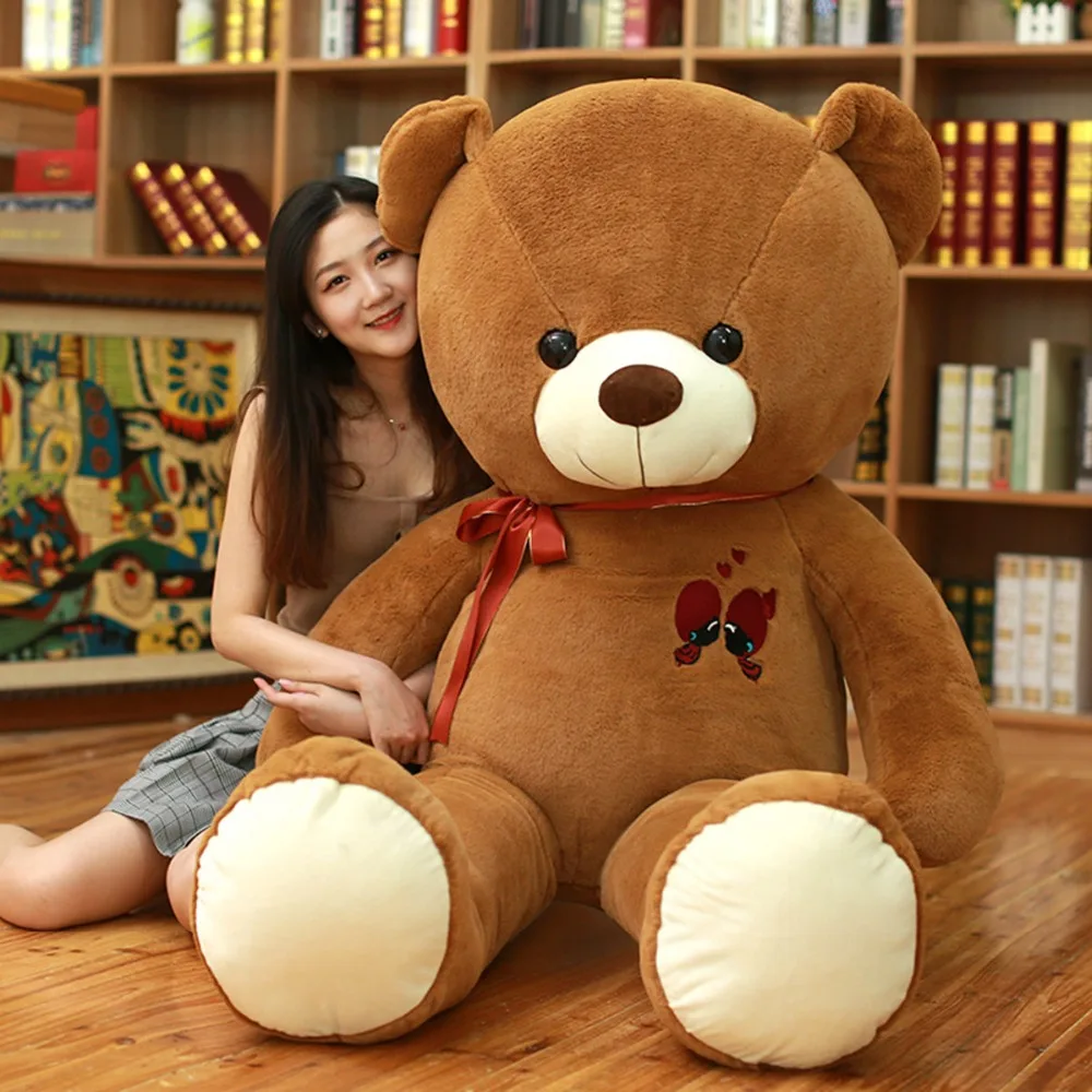 60-100CM Large Bear Plush Toy Lovely Giant Bear Huge Stuffed Soft Animal Dolls Toy Birthday Gift For Girlfriend Lover - Image 4