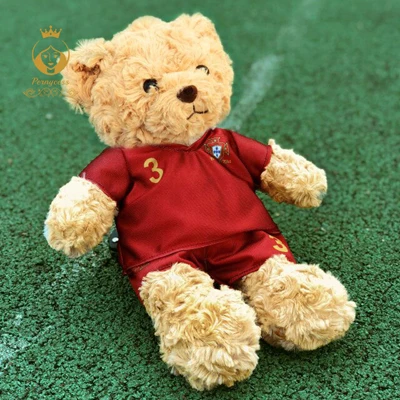 Plush Football Player Teddy Bear Doll – Soft Soccer Player Plush Toy, Kids Stuffed Animal Gift & Souvenir - Image 19