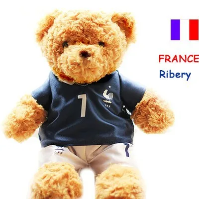 Plush Football Player Teddy Bear Doll – Soft Soccer Player Plush Toy, Kids Stuffed Animal Gift & Souvenir - Image 12