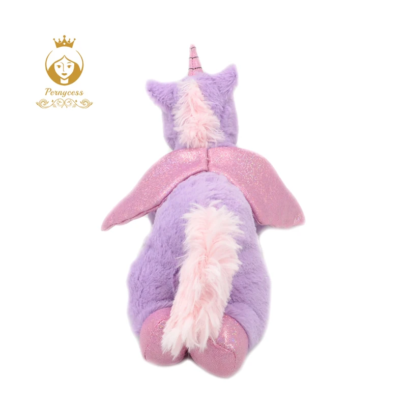 1PCS 30CM Simulation Stuffed Animals Cute Unicorn Plush Toys Angel Pony Doll Home Decoration Children Gifs - Image 5