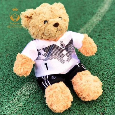 Plush Football Player Teddy Bear Doll – Soft Soccer Player Plush Toy, Kids Stuffed Animal Gift & Souvenir - Image 17