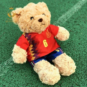 Plush Football Player Teddy Bear Doll – Soft Soccer Player Plush Toy, Kids Stuffed Animal Gift & Souvenir - Image 15