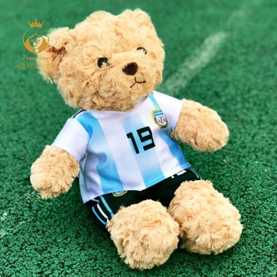 Plush Football Player Teddy Bear Doll – Soft Soccer Player Plush Toy, Kids Stuffed Animal Gift & Souvenir - Image 8
