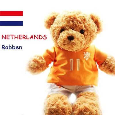 Plush Football Player Teddy Bear Doll – Soft Soccer Player Plush Toy, Kids Stuffed Animal Gift & Souvenir - Image 10