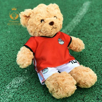 Plush Football Player Teddy Bear Doll – Soft Soccer Player Plush Toy, Kids Stuffed Animal Gift & Souvenir - Image 13