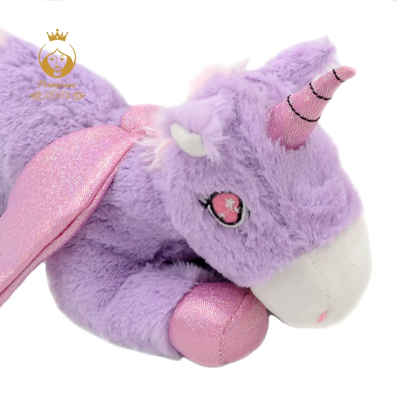 1PCS 30CM Simulation Stuffed Animals Cute Unicorn Plush Toys Angel Pony Doll Home Decoration Children Gifs - Image 6