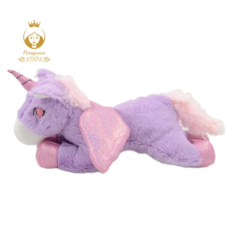 1PCS 30CM Simulation Stuffed Animals Cute Unicorn Plush Toys Angel Pony Doll Home Decoration Children Gifs - Image 4