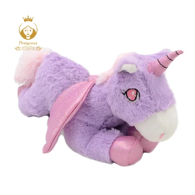 1PCS 30CM Simulation Stuffed Animals Cute Unicorn Plush Toys Angel Pony Doll Home Decoration Children Gifs - Image 7