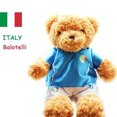 Plush Football Player Teddy Bear Doll – Soft Soccer Player Plush Toy, Kids Stuffed Animal Gift & Souvenir - Image 9