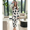 Girls Home Clothes Pajamas Black Adult Onesie Home Clothes Woman - Image 12