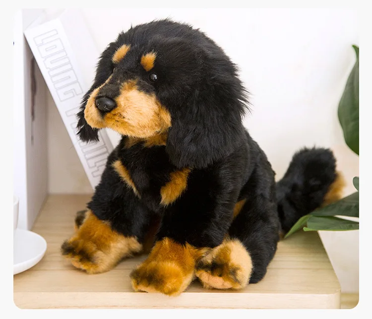 simulation Tibetan Mastiff plush toy about 35x26cm soft dog doll kids toy Christmas gift w2883 - Image 4