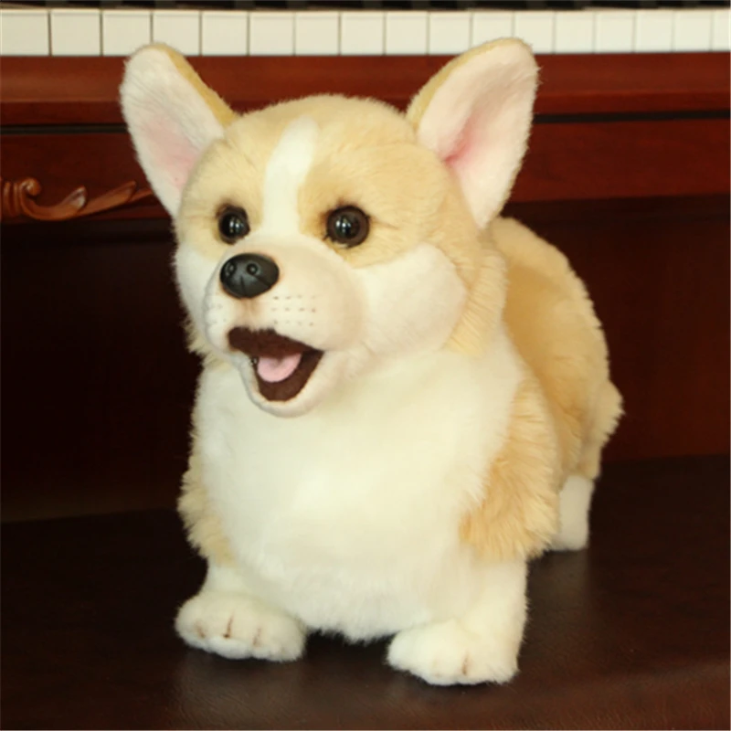 9 Kinds Dog Simulation Bichon Frise Plush Dog Toy Super Cute Likelife Corgi Dog Doll Stuffed Animal Maltese Dog Puppy Pets Toys - Image 16