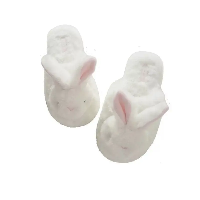 Cute White Bunny Home Shoes Cute Bunny Slippers Indoor Home Warm and Comfortable Floor Slippers - Image 5