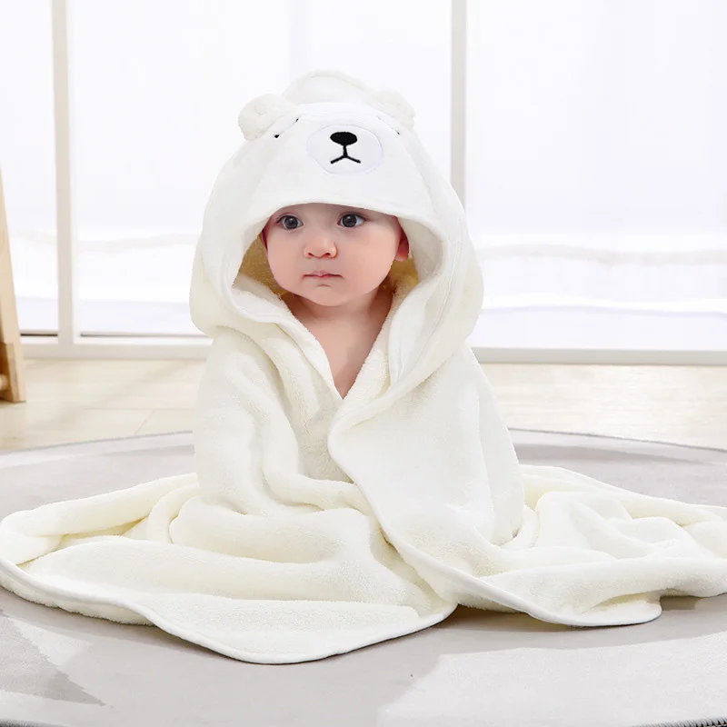 Cartoon Animal Baby Bath Towels Soft Newborn Hooded Towel Blanket Toddler Bathrobe Warm Sleeping Swaddle Wrap for Boys Girls - Image 9