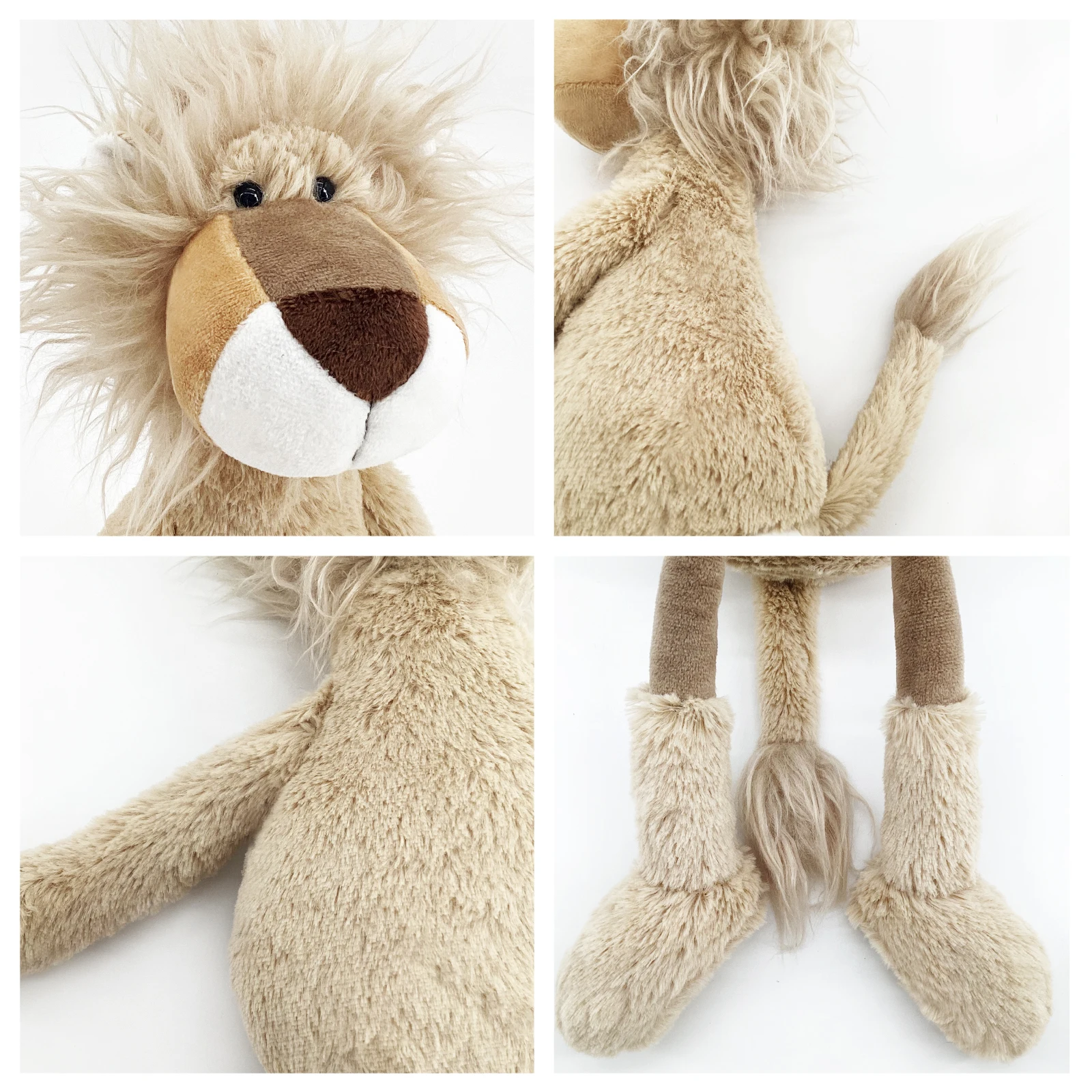 Nice Stuffed Lion High Quality Cute Lion 45cm The Plush Toys Soft Stuffed Animals doll Educational Toys For Children - Image 6