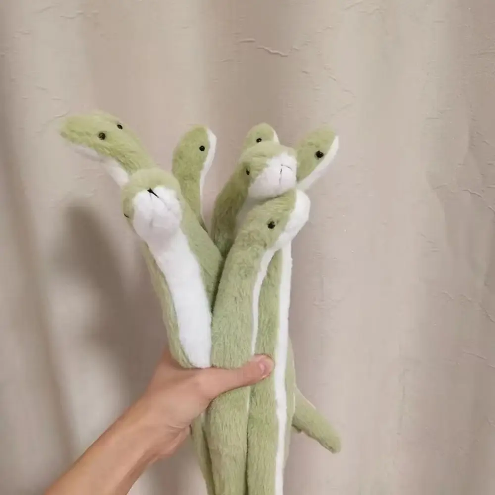 Plush Year of The Snake Plush Toy Little Snake Wrap Around Arm Snake Stuffed Plush Doll Comfort Cartoon Green Snake Animal Doll - Image 5
