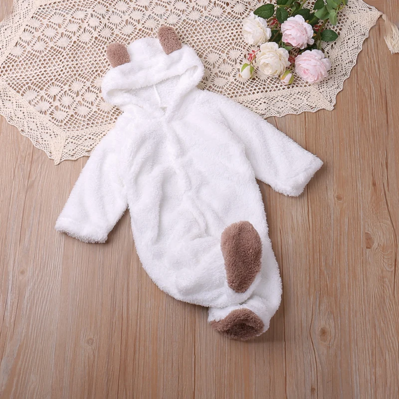 Humor Bear Autumn Cartoon Style Winter Long Sleeve Baby Boys Girls Rompers Toddler Kids Playsuit Jumpsuits Baby Clothes - Image 7