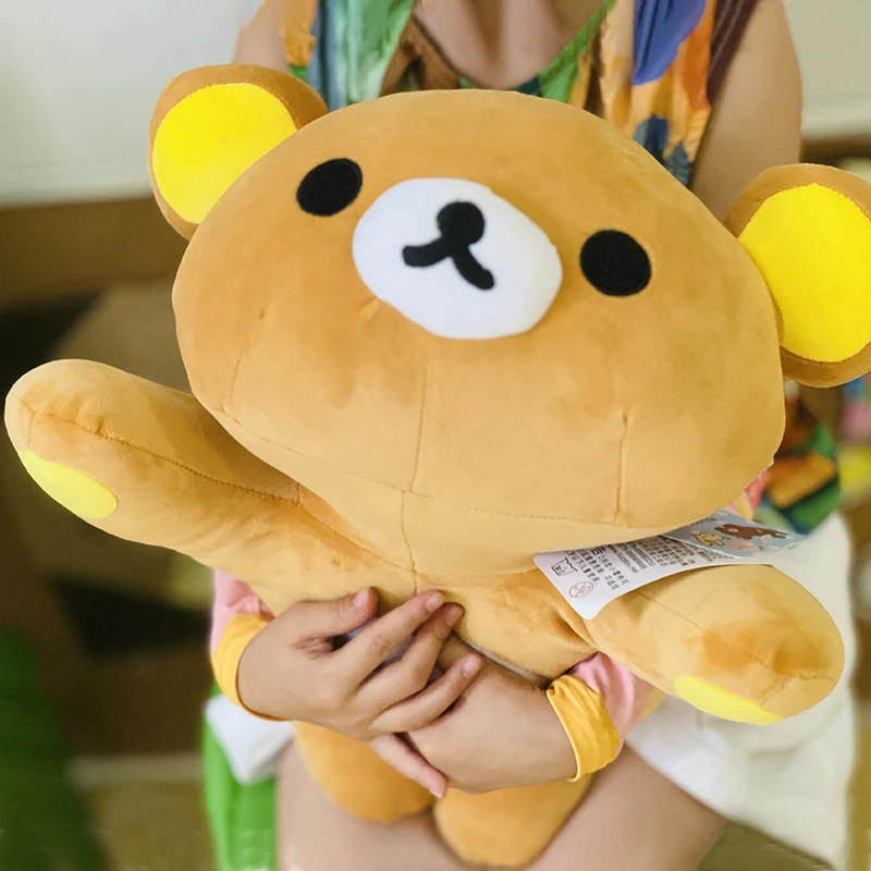 Anime Rilakkuma Cartoon Plush Doll Soft bear Toys Kawaii Room Decor Teddy Bear Plushies Cute Couple Bear Xmas Gifts For Girls - Image 6