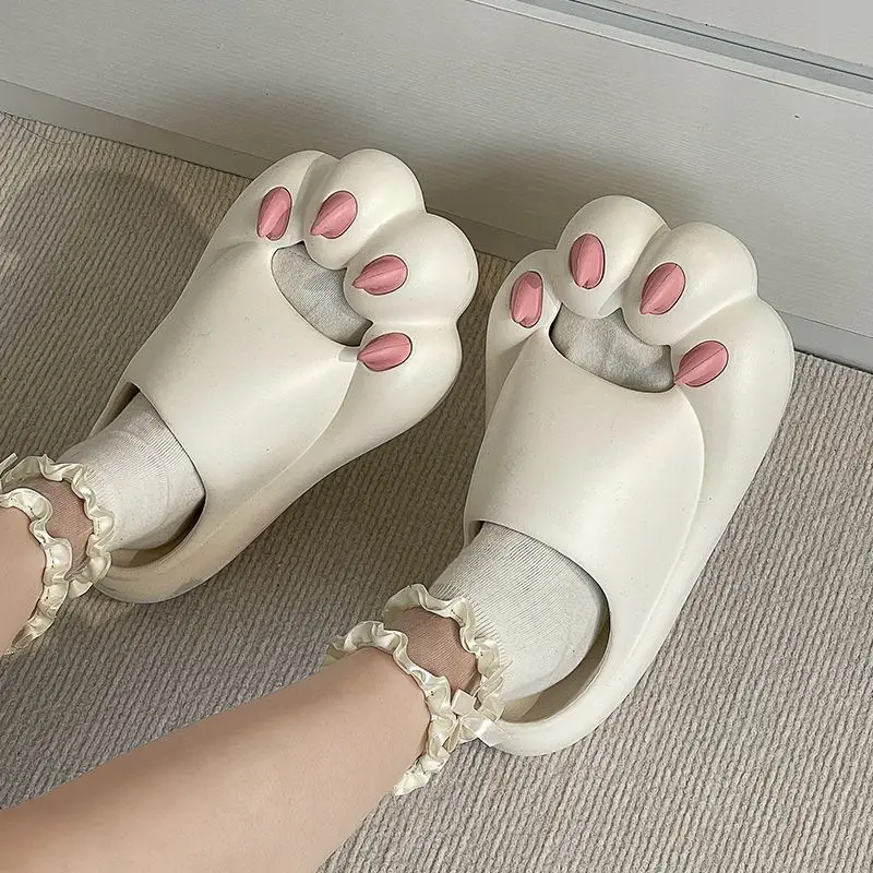 Cute Tiger Paw Slippers for Men & Women | Cartoon Claw Summer Slides - Image 5