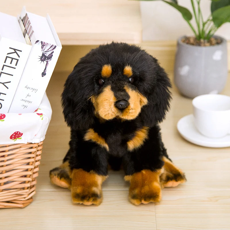 Lovely Simulation Dog Plush Toys Tibetan Mastiff Kids Dolls Lifelike Stuffed Pet Toy Soft Shop Decoration Toys For Children Boy - Image 4