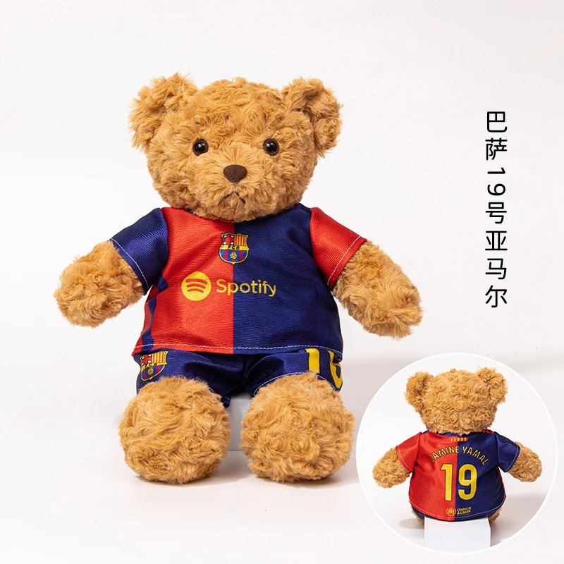 Plush Football Player Teddy Bear Doll – Soft Soccer Player Plush Toy, Kids Stuffed Animal Gift & Souvenir - Image 22