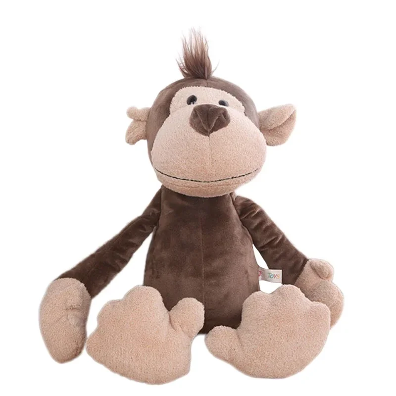Stuffed Plush Animals Toys Soft Dolls Jungle Lion Elephant Tiger Dog Fox Monkey Deer Children Gift Kawaii Baby Kids Hobbie Toys - Image 5