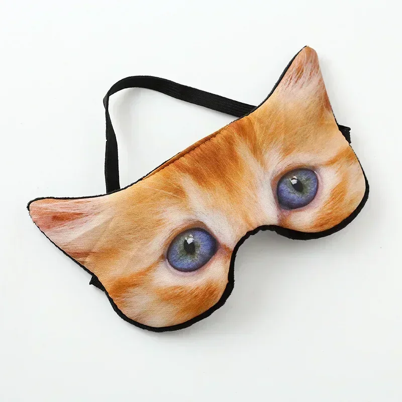 3D Animal Dog Tiger Fox Eye Mask Soft Lightproof Sleeping Eye Covers for Woman Man To Sleep Better for Travel Nap Rest Masks - Image 4