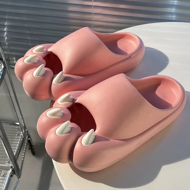 Cute Tiger Paw Slippers for Men & Women | Cartoon Claw Summer Slides - Image 8