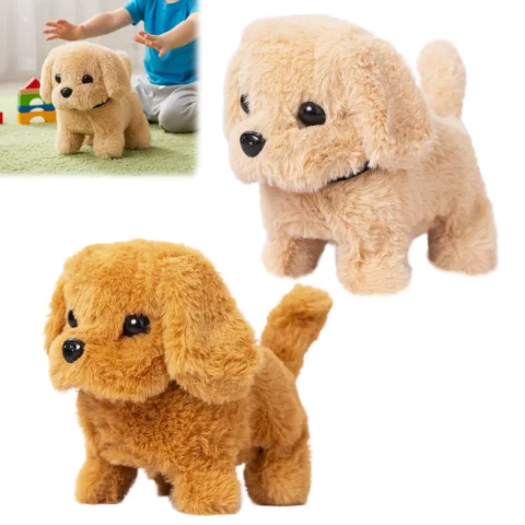 Electric Plush Puppy Toy That Walks And Barks Cute Interactive Electronic Dog For Kids Children Pet Companion