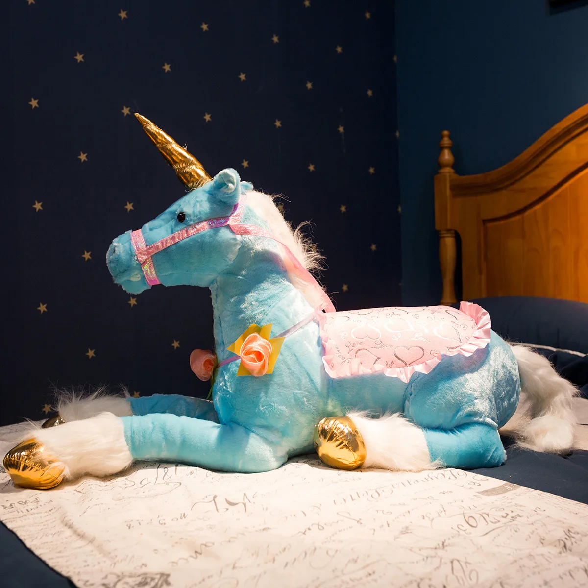 100cm Lovely Unicorn Plush Toy Stuffed Animals Large Size Unicorn Soft Doll Gift for Chindren Kids Toys - Image 3