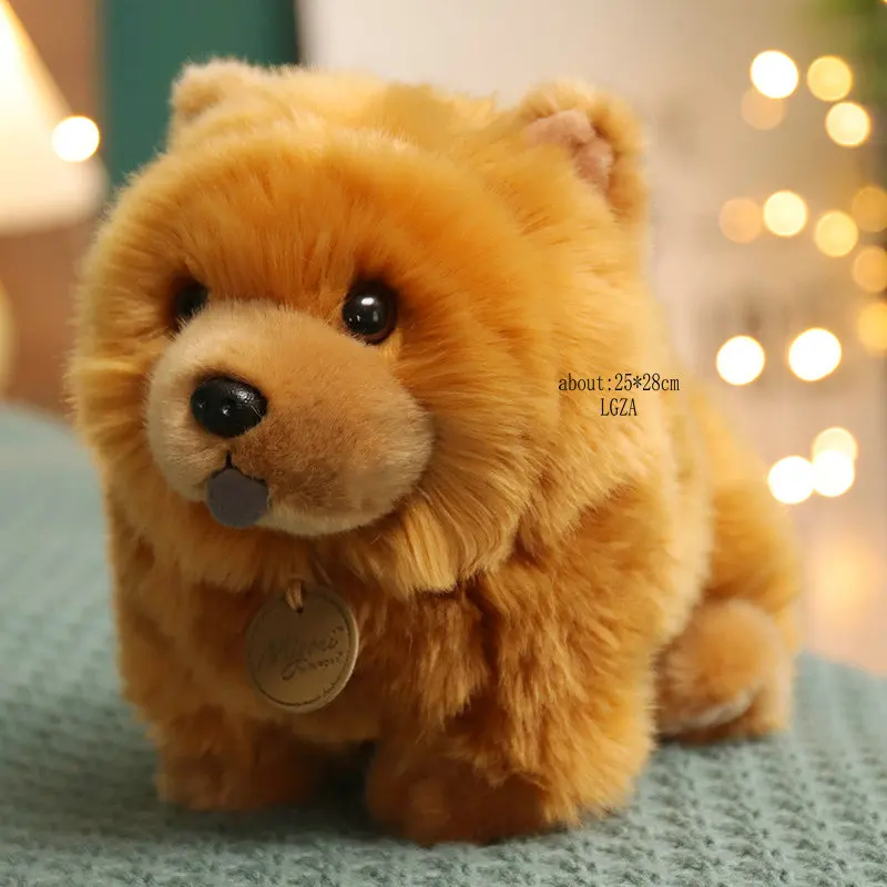 INS Like Real Prone Simulation Cat Dog Plush Doll Stuffed Pure Colors Bedroom Decor Kitten Toy Pets Animal Kids Christmas Gift - Image 7