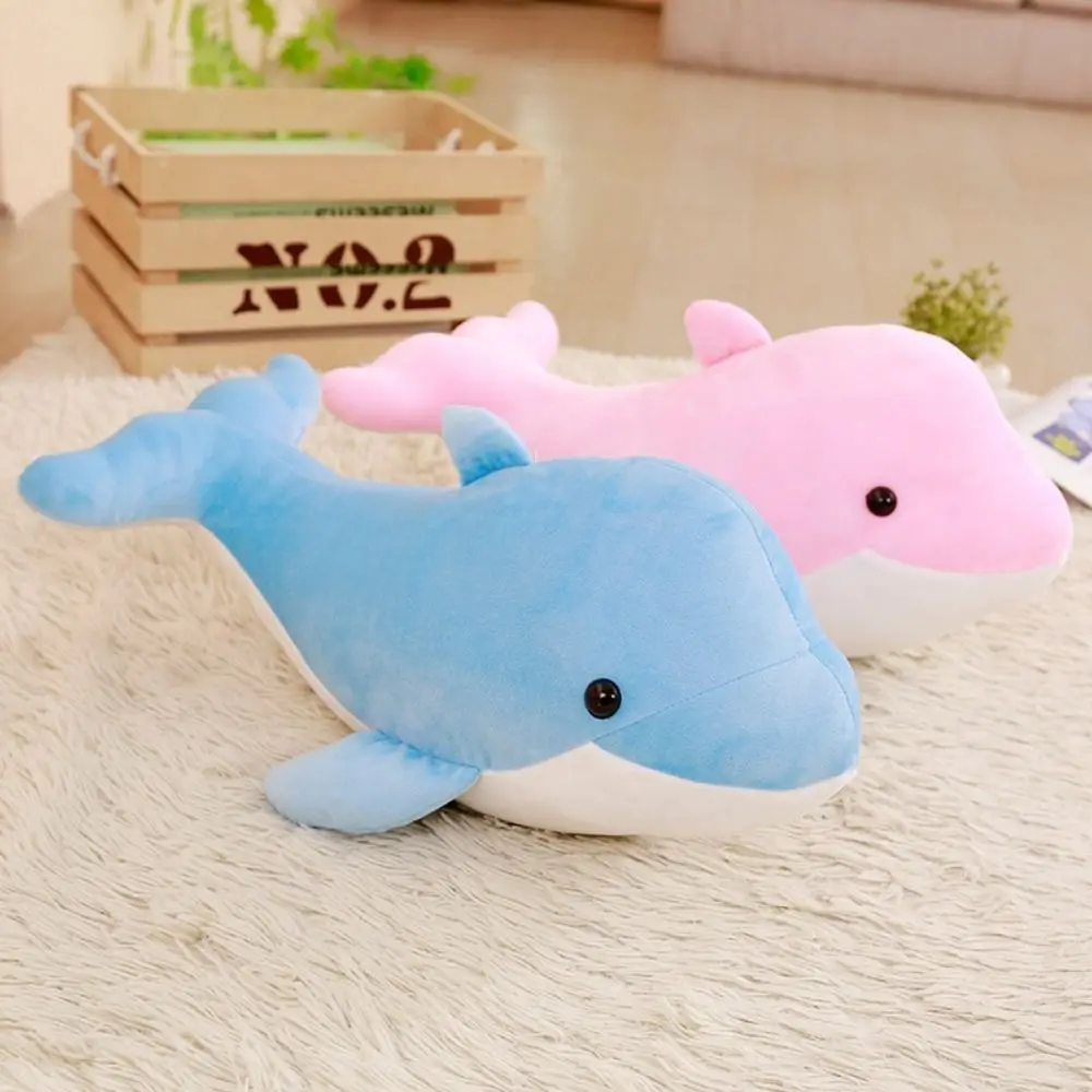 Animal Pillow Pink Dolphin Dolphin Stuffed Dolphin Stuffed Soft 20cm/40cm Dolphin Sofa Pillow - Image 2