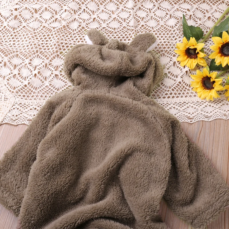 Humor Bear Autumn Cartoon Style Winter Long Sleeve Baby Boys Girls Rompers Toddler Kids Playsuit Jumpsuits Baby Clothes - Image 6
