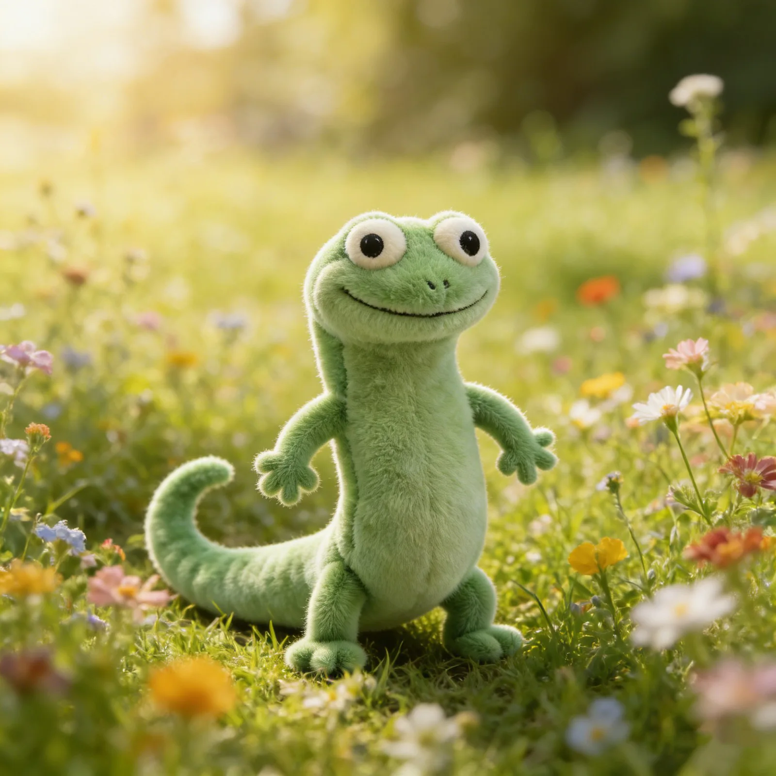 Green Lizard Tom Simulation Animal Soft And Comfortable Plush Doll Sleep Companion Toys Sofa Hug Pillow Bedside Ornament Gifts - Image 6