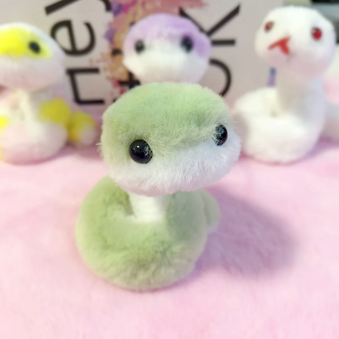2025 Colorful Snake Lucky Charm Cute Snake Plush Toy Stuffed Animals Ornament Doll Valentine's Day Gift for Girlfriend Kids - Image 7